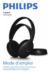Mode d’emploi Philips SHC3200 Casque