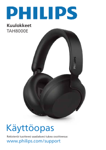 Käyttöohje Philips TAH8000EBK Kuuloke