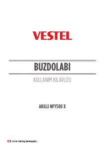 Kullanım kılavuzu Vestel NFY 580 X Donduruculu buzdolabı