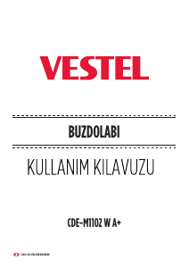 Kullanım kılavuzu Vestel CDE-M1102 W Dondurucu