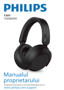 Manual Philips TAH8000EWT Căşti