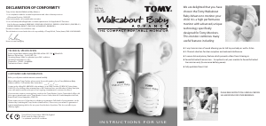 Bruksanvisning TOMY 1242 Walkabout Baby Advance Babyvakt