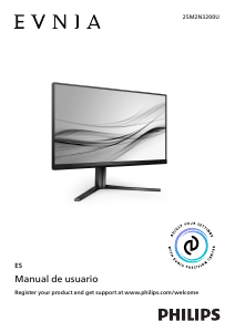 Manual de uso Philips 25M2N3200U Evnia Monitor de LED