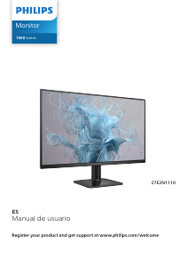 Manual de uso Philips 27E2N1110 Monitor de LED