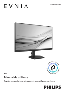Manual Philips 27M2N3200NF Evnia Monitor LED