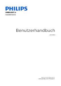 Bedienungsanleitung Philips 42OLED820 Ambilight OLED fernseher