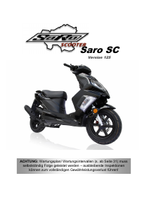 Bedienungsanleitung Saro SC 125 Roller