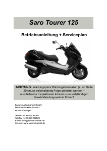 Bedienungsanleitung Saro Tourer 125 Roller