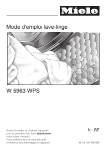 Mode d’emploi Miele W 5963 WPS Lave-linge
