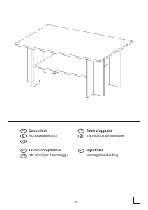 Руководство Livarno IAN 57016 Кофейный столик