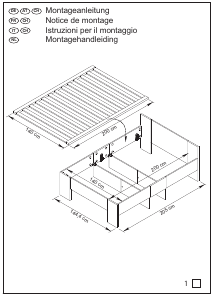 Manual Livarno IAN 61407 Bed Frame