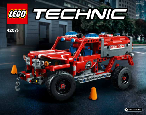 Instrukcja Lego set 42075 Technic Pojazd szybkiego reagowania