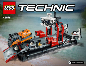 Instrukcja Lego set 42076 Technic Poduszkowiec