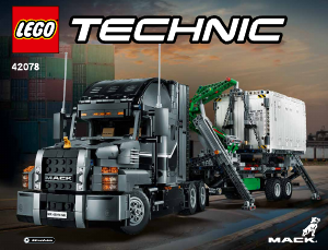 Instrukcja Lego set 42078 Technic Mack anthem