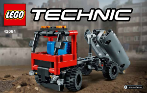 Bruksanvisning Lego set 42084 Technic Krokløfttrailer