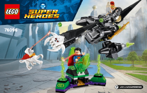사용 설명서 레고 set 76096 슈퍼히어로 슈퍼맨과 크립토의 팀업