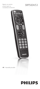 Priručnik Philips SRP5004 Daljinski upravljač