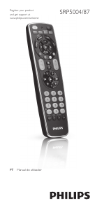 Manual Philips SRP5004 Comando remoto