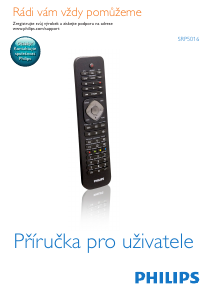Manuál Philips SRP5016 Dálkový ovladač