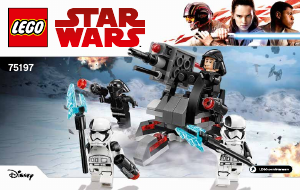 Bedienungsanleitung Lego set 75197 Star Wars First Order Specialists battle pack