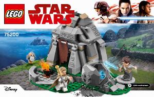 Návod Lego set 75200 Star Wars Tréning na ostrove planéty Ahch-To