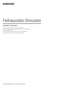 Használati útmutató Samsung HW-S800D Házimozi-rendszer