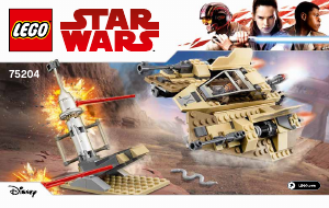 Manual Lego set 75204 Star Wars Sandspeeder