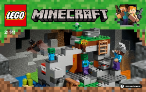 Bedienungsanleitung Lego set 21141 Minecraft Zombiehöhle