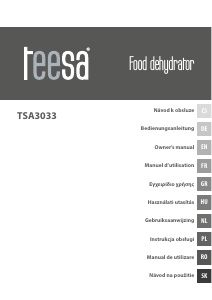 Handleiding Teesa TSA3033 Voedseldroger