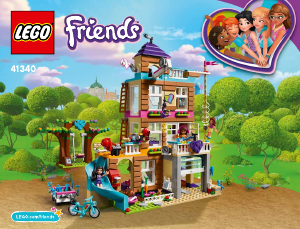 Návod Lego set 41340 Friends Dom priateľstva