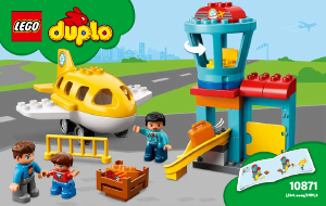 Használati útmutató Lego set 10871 Duplo Repülőtér