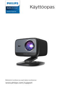 Käyttöohje Philips NPX450 NeoPix 450 Smart Projektori