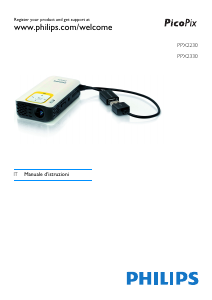 Manuale Philips PPX2230 PicoPix Proiettore