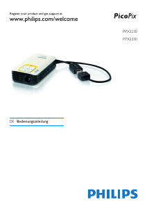 Bedienungsanleitung Philips PPX2330 PicoPix Projektor