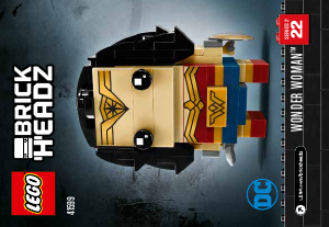 Bruksanvisning Lego set 41599 Brickheadz Wonder Woman
