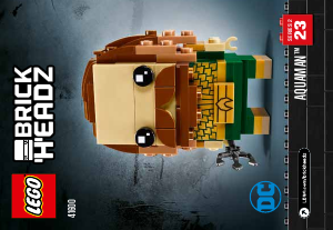 Manual Lego set 41600 Brickheadz Aquaman