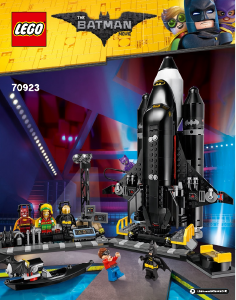 Kullanım kılavuzu Lego set 70923 Batman Movie The Bat-Space Shuttle