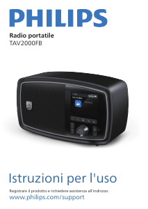 Manuale Philips TAV2000FB Radio