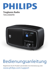 Bedienungsanleitung Philips TAV2000FB Radio