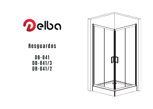 Manual Delba DB-841 Cabina de dus