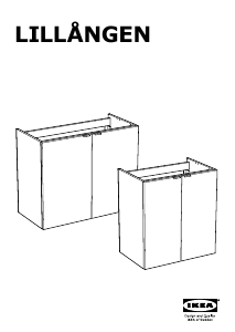 Käyttöohje IKEA LILLANGEN (60x38x64) Pöytäkaappi