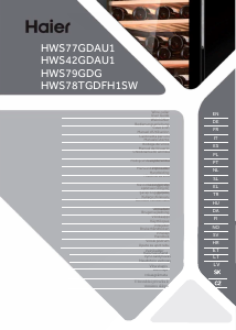 Manuál Haier HWS42GDAU1 Vinotéka