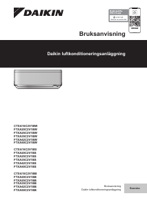 Bruksanvisning Daikin FTXA35C2V1BS Luftkonditionering
