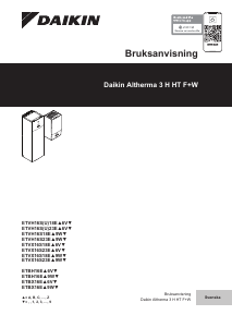 Bruksanvisning Daikin ETVX16S23EA9W7 Altherma Värmepanna
