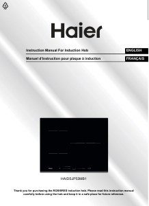 Handleiding Haier HAIDSJP53MB1 Kookplaat