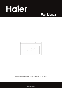 Manual Haier HWO38MG6HXBD/UK Microwave