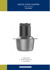 Bruksanvisning Heinner HMC-KD800SS Minihackare