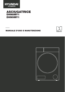 Manuale Hyundai DHN-8MY1 Asciugatrice