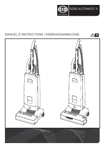 Mode d’emploi Sebo Automatic X7 Aspirateur
