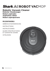 Manual Shark RV2001WDEU AI Robot Vacuum Cleaner